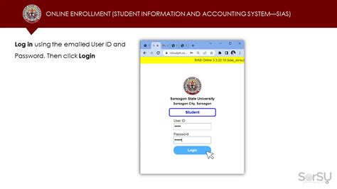 sias online sorsu|Video Guide for Enrollment of Regular Students Please be.